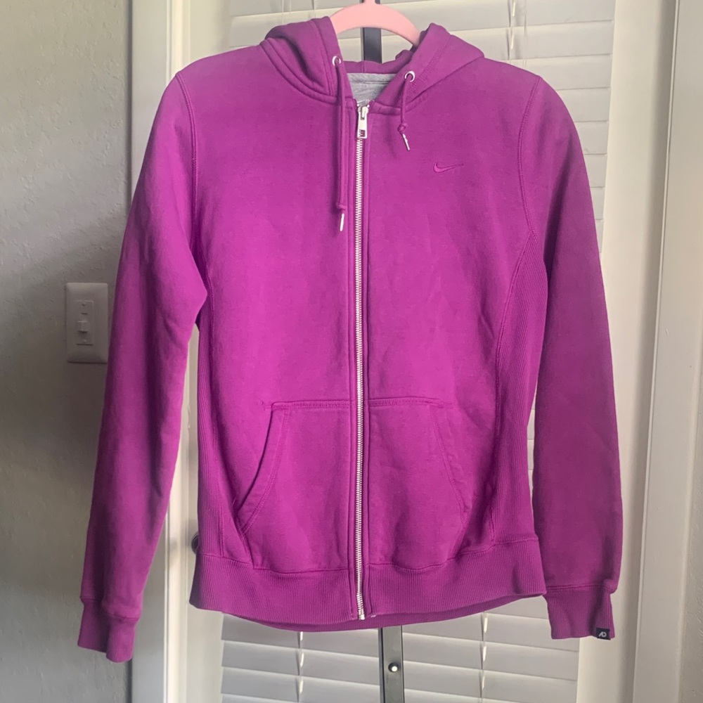 Y2K Nike full zip hooded athletic jacket large